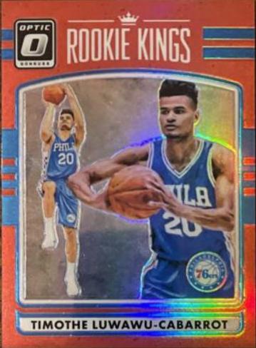 Timothe Luwawu Cabarrot Aqua #20 2016 Panini Donruss Optic Rookie Kings Basketball