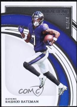 Rashod Bateman #6 Football Cards 2022 Panini Immaculate Collection