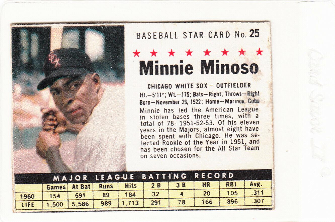 1961 Minnie Minoso [Hand Cut] #25