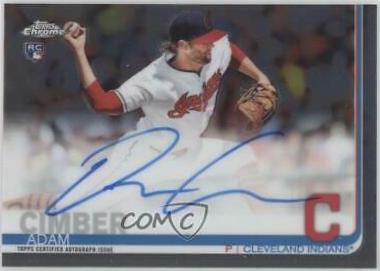 Adam Cimber #RA-AC Baseball Cards 2019 Topps Chrome Rookie Autographs