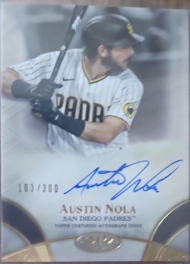Austin Nola #BOA-AN 2021 Topps Tier One Baseball Break Out Autographs