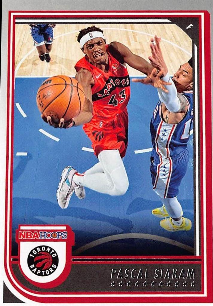 Pascal Siakam #40 Basketball Cards 2022 Panini Hoops