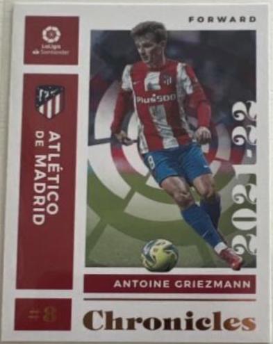 Antoine Griezmann #3 Soccer Cards 2021 Panini Chronicles La Liga