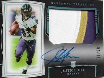 Justice Hill [Patch Autograph Midnight] #190