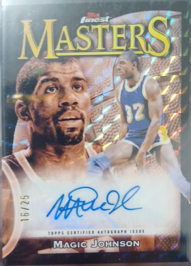 Magic Johnson [Black Geometric Refractor] #MA-MJ