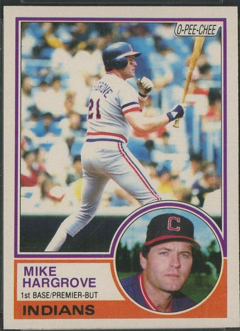 Mike Hargrove #37 Baseball Cards 1983 O Pee Chee