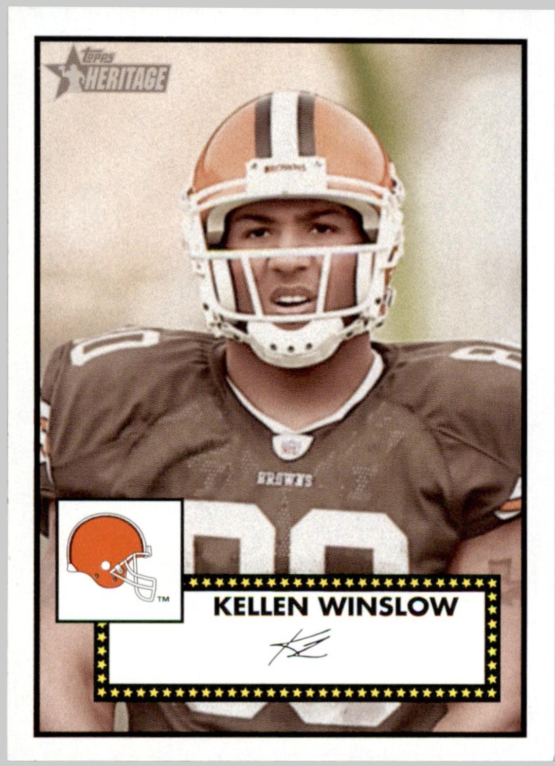 Kellen Winslow Jr. #373 Football Cards 2006 Topps Heritage