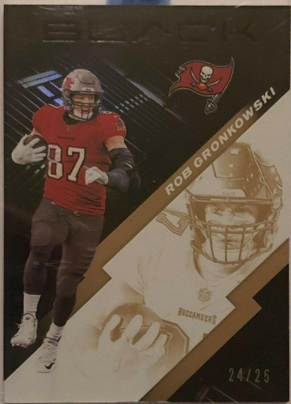 Rob Gronkowski #64 2020 Panini Black Football