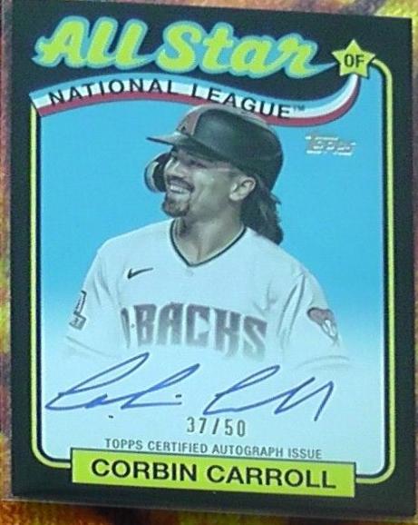 Corbin Carroll [Black] #89ASA-CC Prices | 2024 Topps 1989 All-Star