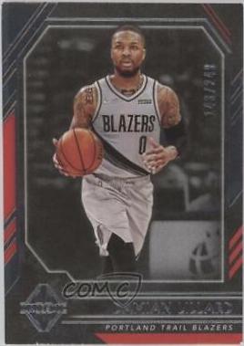 Damian Lillard #364 Basketball Cards 2020 Panini Chronicles