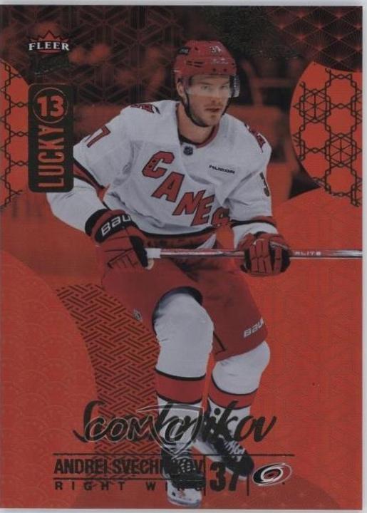 Andrei Svechnikov #L13-10 2024 Fleer Ultra Lucky 13 Achievements Hockey