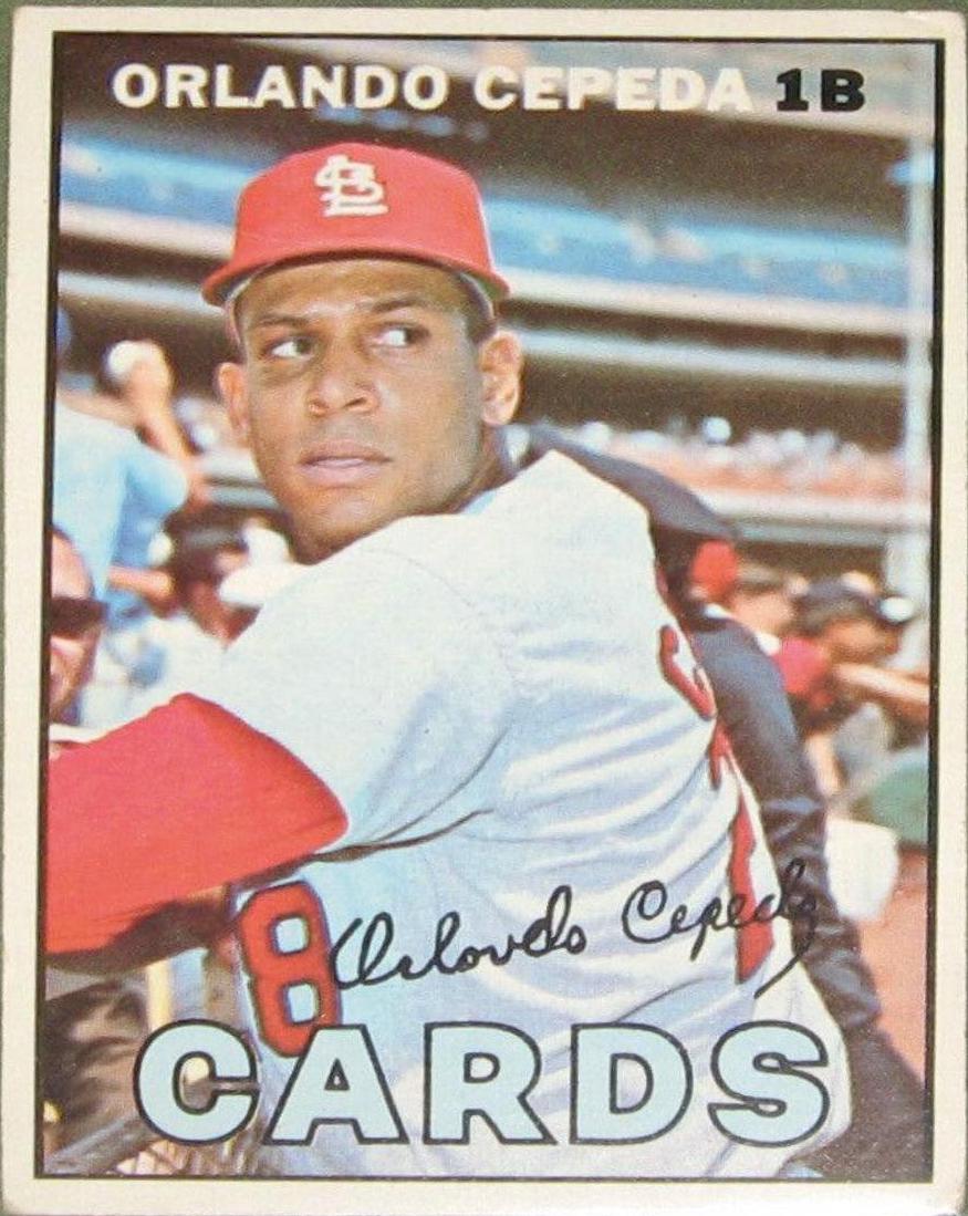 Orlando Cepeda #20 Baseball Cards 1967 Topps