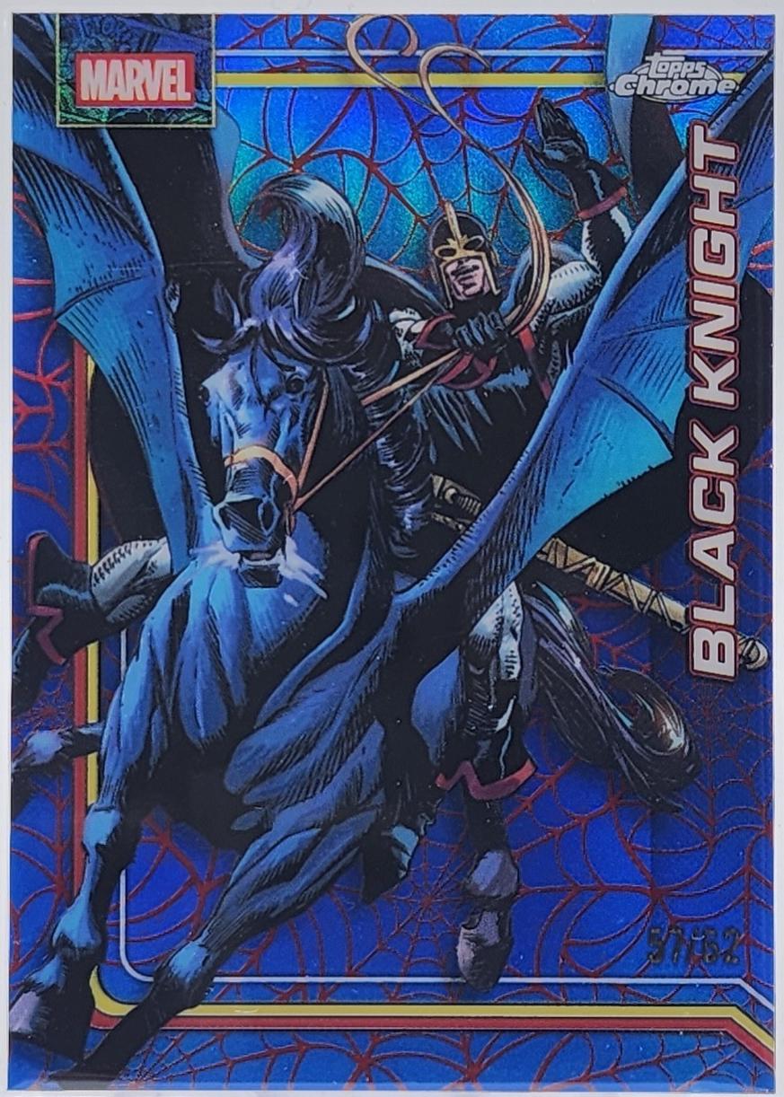 Black Knight Spider-Web Red/Blue Refractor