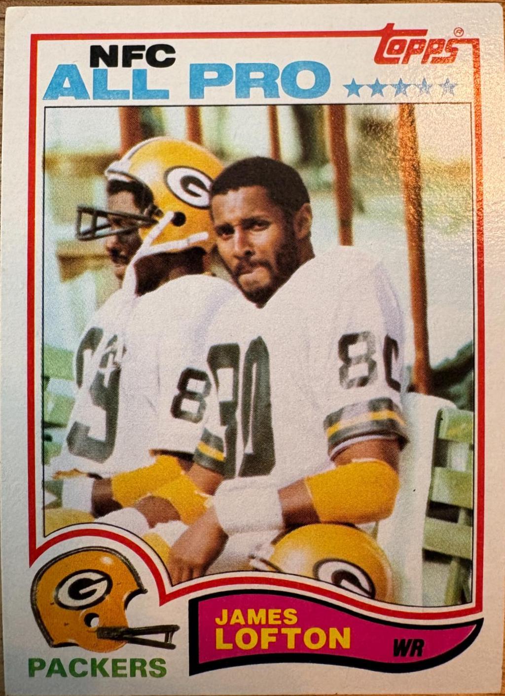 James Lofton #364 1982 Topps Football