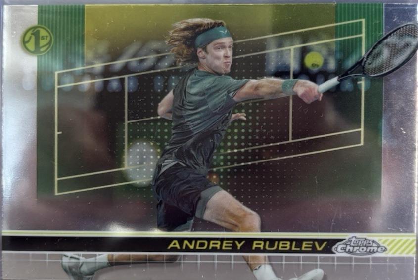 Andrey Rublev #34 Tennis Cards 2024 Topps Chrome