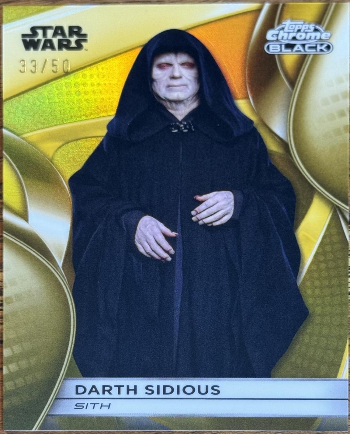 Darth Sidious [Gold] #CB-66 Prices | Star Wars 2025 Topps