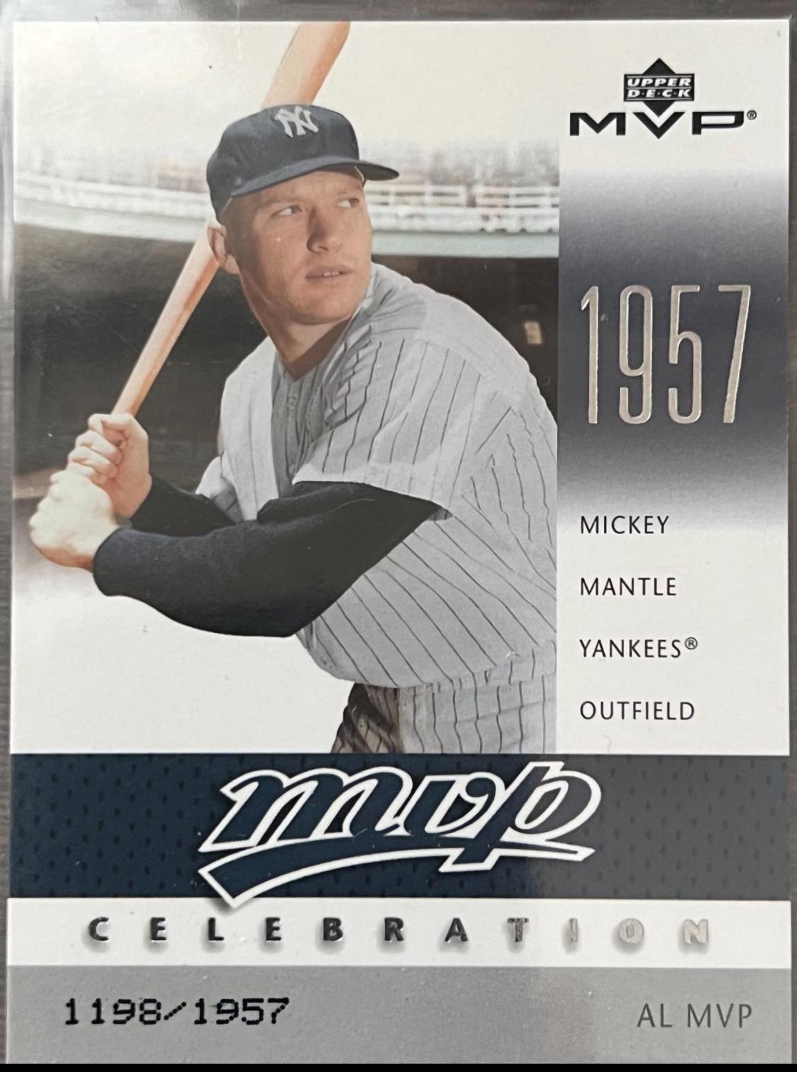 Mickey Mantle #MVP3 Baseball Cards 2003 Upper Deck MVP Celebration