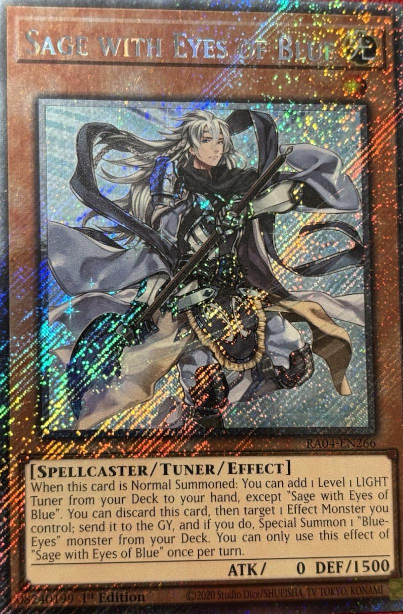 Sage with Eyes of Blue RA04-EN266 YuGiOh Quarter Century Stampede