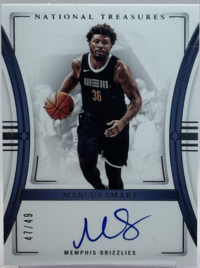 Marcus Smart #S-MSM 2023 Panini National Treasures Signatures Basketball