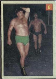 Dirty Dick Raines #6 Wrestling Cards 1954 Parkhurst