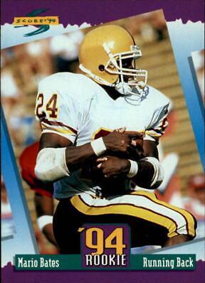 Mario Bates #305 Football Cards 1994 Panini Score