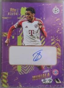 Jamal Musiala #A-JM 2023 Topps UEFA Club Autograph