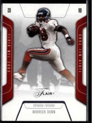 Warrick Dunn #45 2003 Flair Football