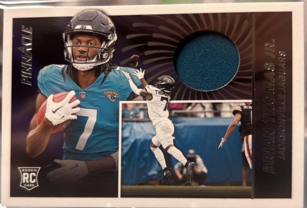 Brian Thomas Jr. #PJ-BTJ Football Cards 2024 Panini Encore Pinnacle Jersey