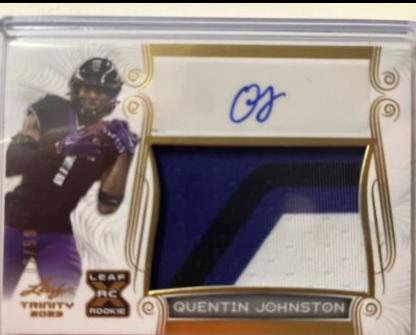 Quentin Johnston [Gold] #PA-QJ1