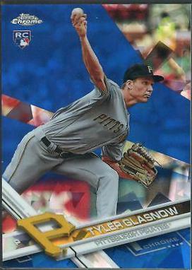 Tyler Glasnow #349 2017 Topps Chrome Sapphire Baseball