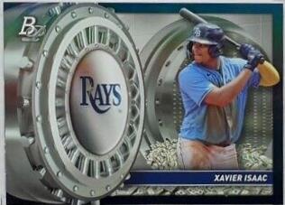 Xavier Isaac #TV-17 Baseball Cards 2023 Bowman Platinum Treasures in the Vault