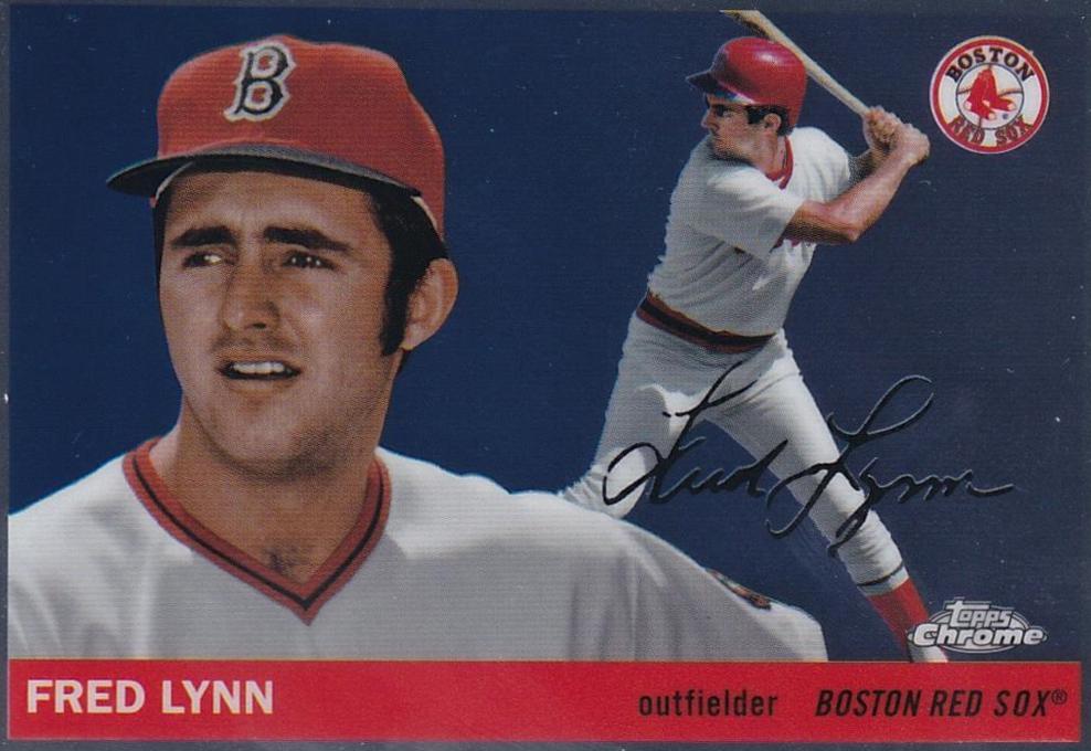 Fred Lynn #395 2025 Topps Chrome Platinum Baseball