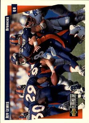 Jeff Lewis #417 Football Cards 1997 Collector's Choice