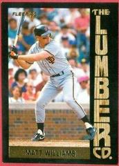 Matt Williams #6 Baseball Cards 1992 Fleer Lumber Co Prices
