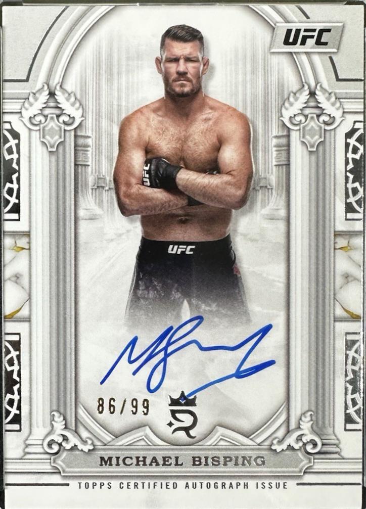 Michael Bisping #II-MB Ufc Cards 2024 Topps Royalty UFC Imperial Ink