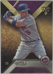 David Wright [Amethyst] #11 Baseball Cards 2016 Topps Triple Threads Prices