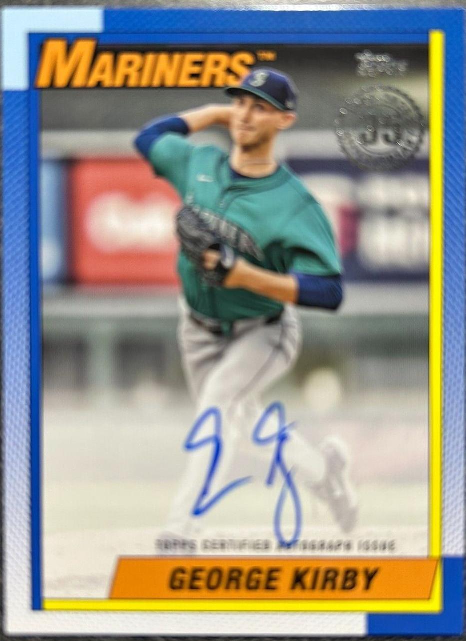 George Kirby #90A-GK 2025 Topps 1990 Autograph Baseball