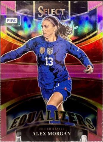 Alex Morgan [Pink] #20 Soccer Cards 2022 Panini Select FIFA Equalizers