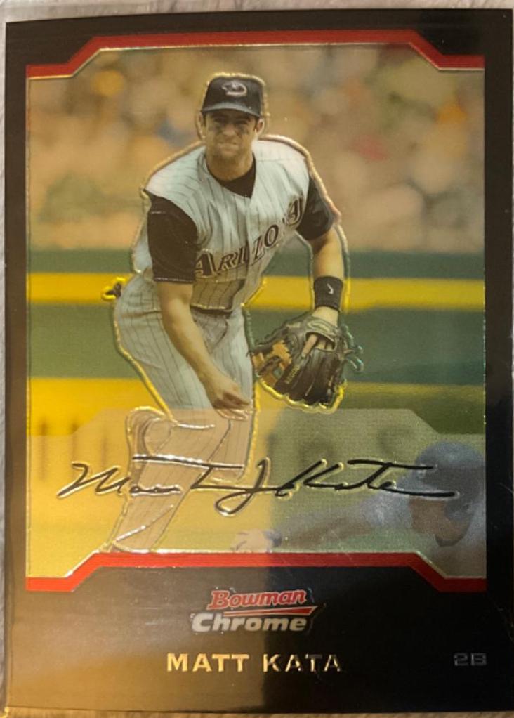 Matt Kata #21 Baseball Cards 2004 Bowman Chrome