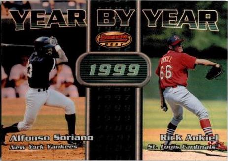 Soriano/Ankiel #YY6 Baseball Cards 2000 Bowman's Best Year By Year