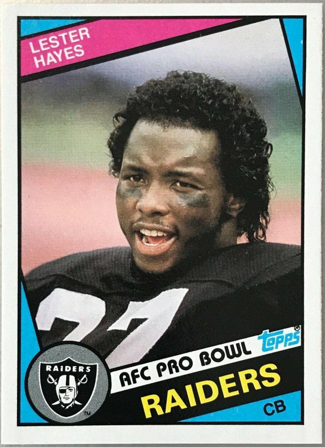 Lester Hayes #109 Football Cards 1984 Topps