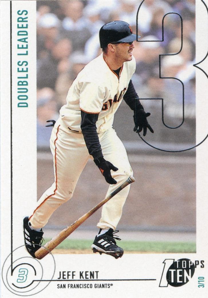 Jeff Kent #13 Baseball Cards 2002 Topps Ten