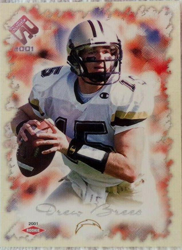 Drew Brees #160 Football Cards 2001 Pacific Private Stock