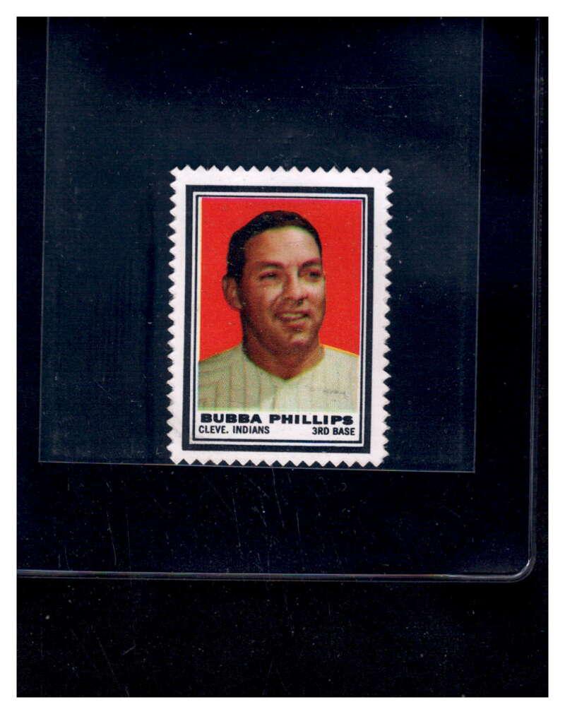 Bubba Phillips Baseball Cards 1962 Topps Stamps
