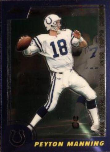 Peyton Manning #16 Football Cards 2000 Topps Chrome