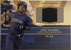 Jose Ramirez [Silver] #ASSC-JRA Baseball Cards 2022 Topps Update All Star Stitches Relics Prices