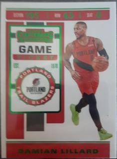Damian Lillard Game Ticket Green Foil