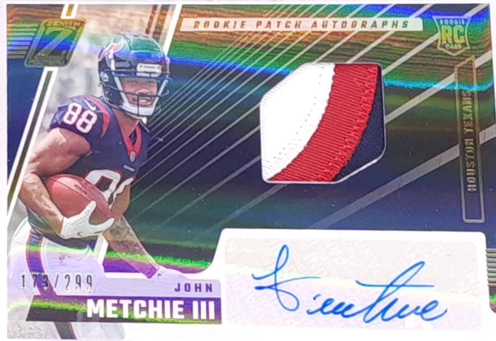 John Metchie III #217 2022 Panini Zenith Football