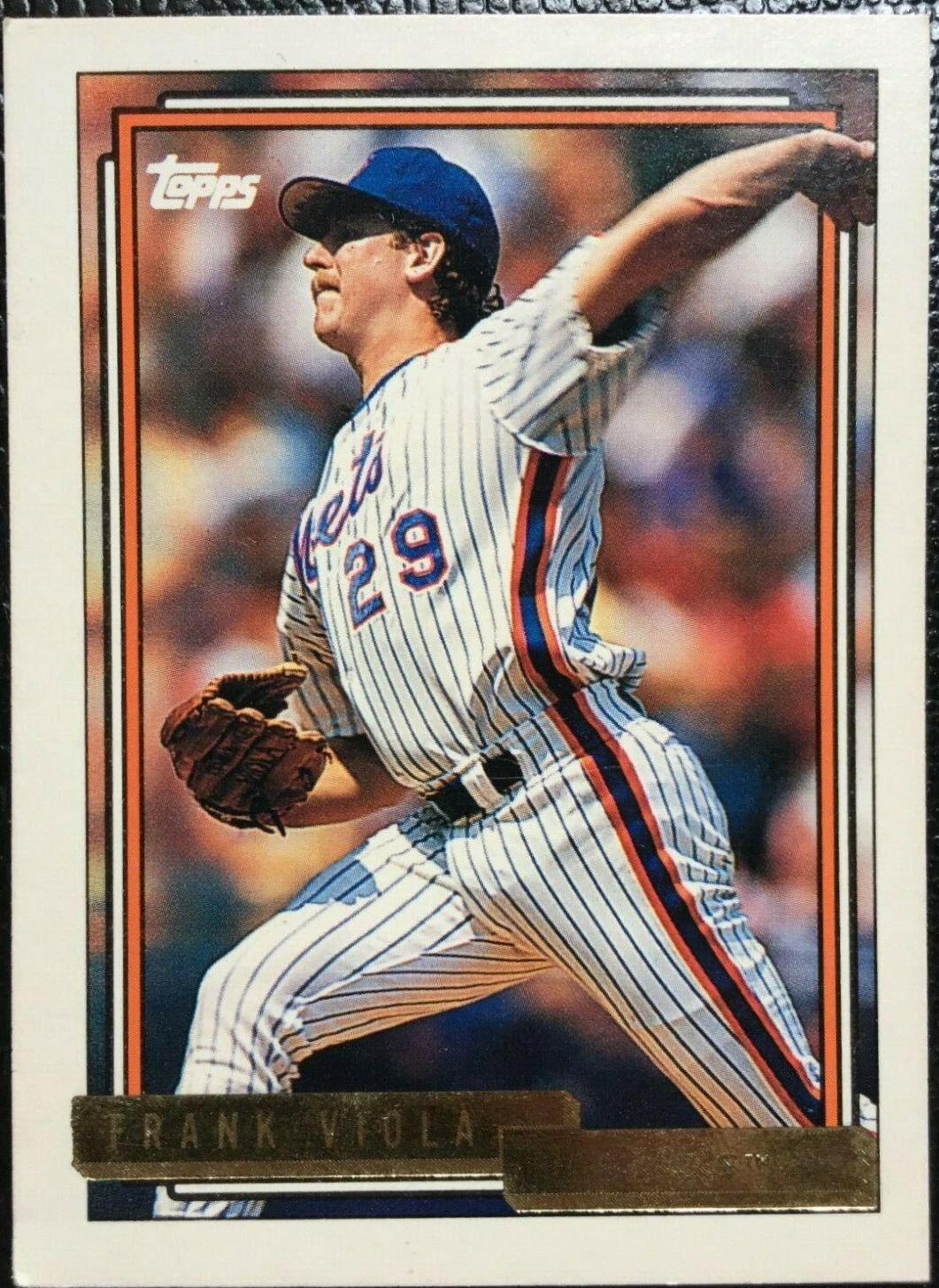 Frank Viola #510 1992 Topps Gold Baseball