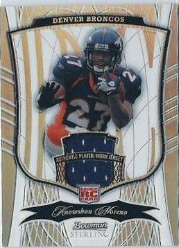 Knowshon Moreno #165 2009 Bowman Sterling Football